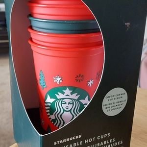 6 pack of Christmas Starbucks cups
